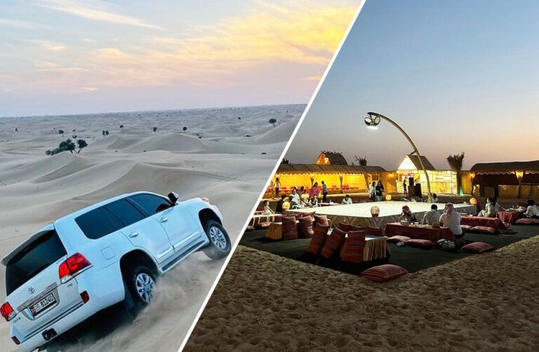 Dubai Safari Desert evening party bashing stage show