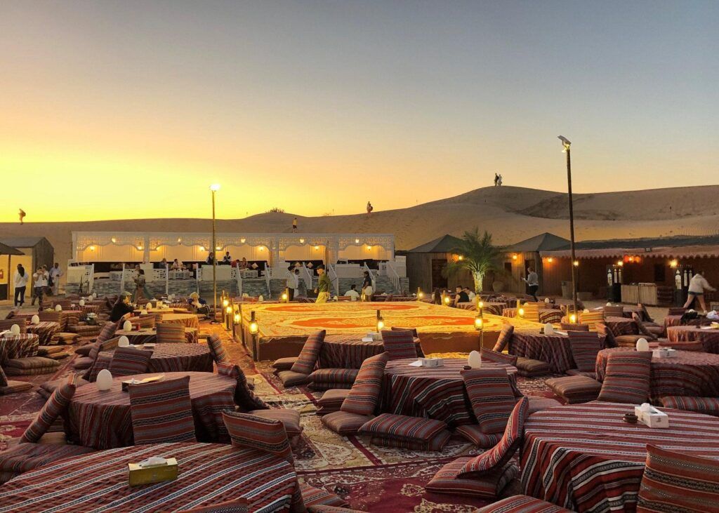 Evening Desert Safari gathering area